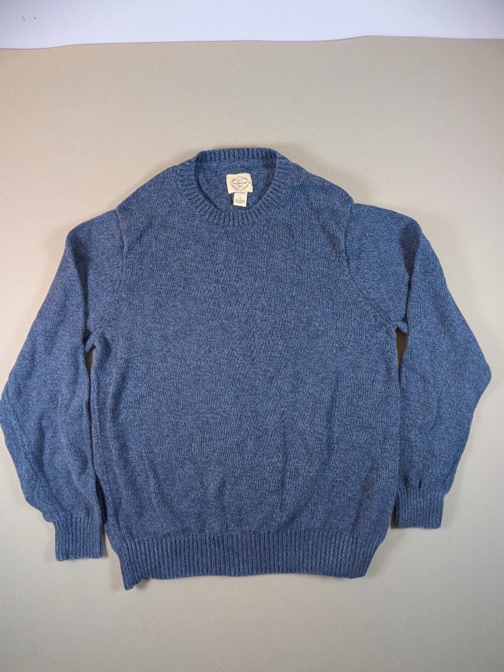 Men's St. Johns Bay Blue Crew Neck Sweater Size XL